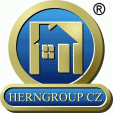 Logo HERNGROUP, stavebnictv, reality, web